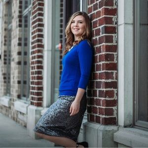 J.Crew Sequence Skirt- Size 8